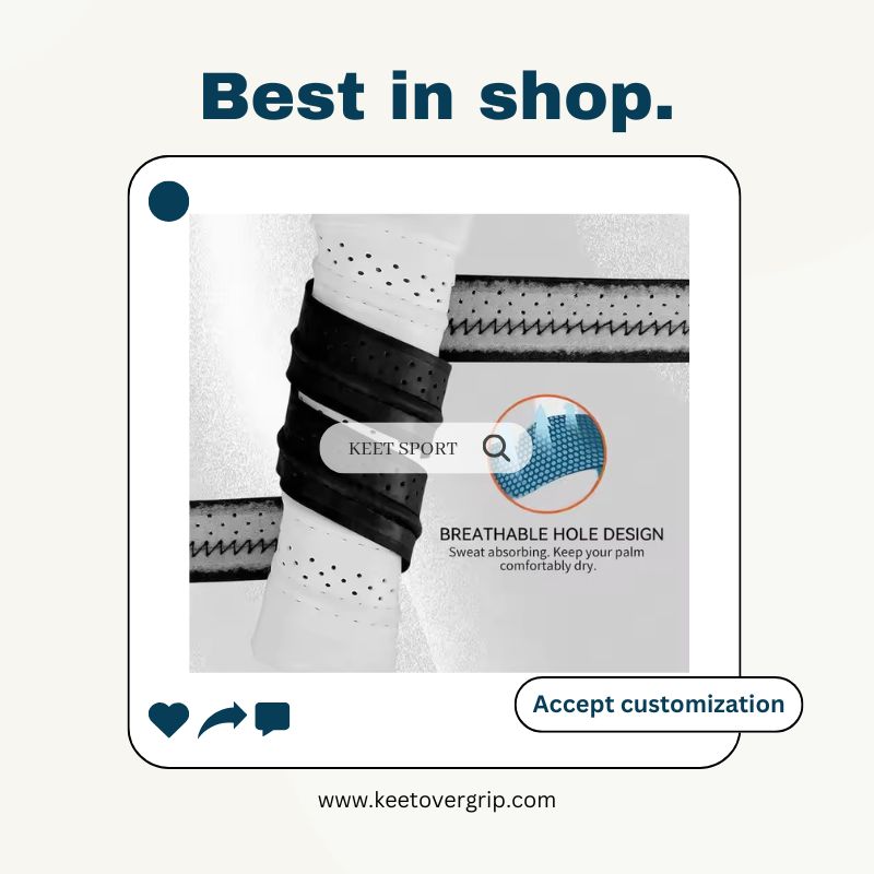 Pickleball grip tape for superior control and comfort