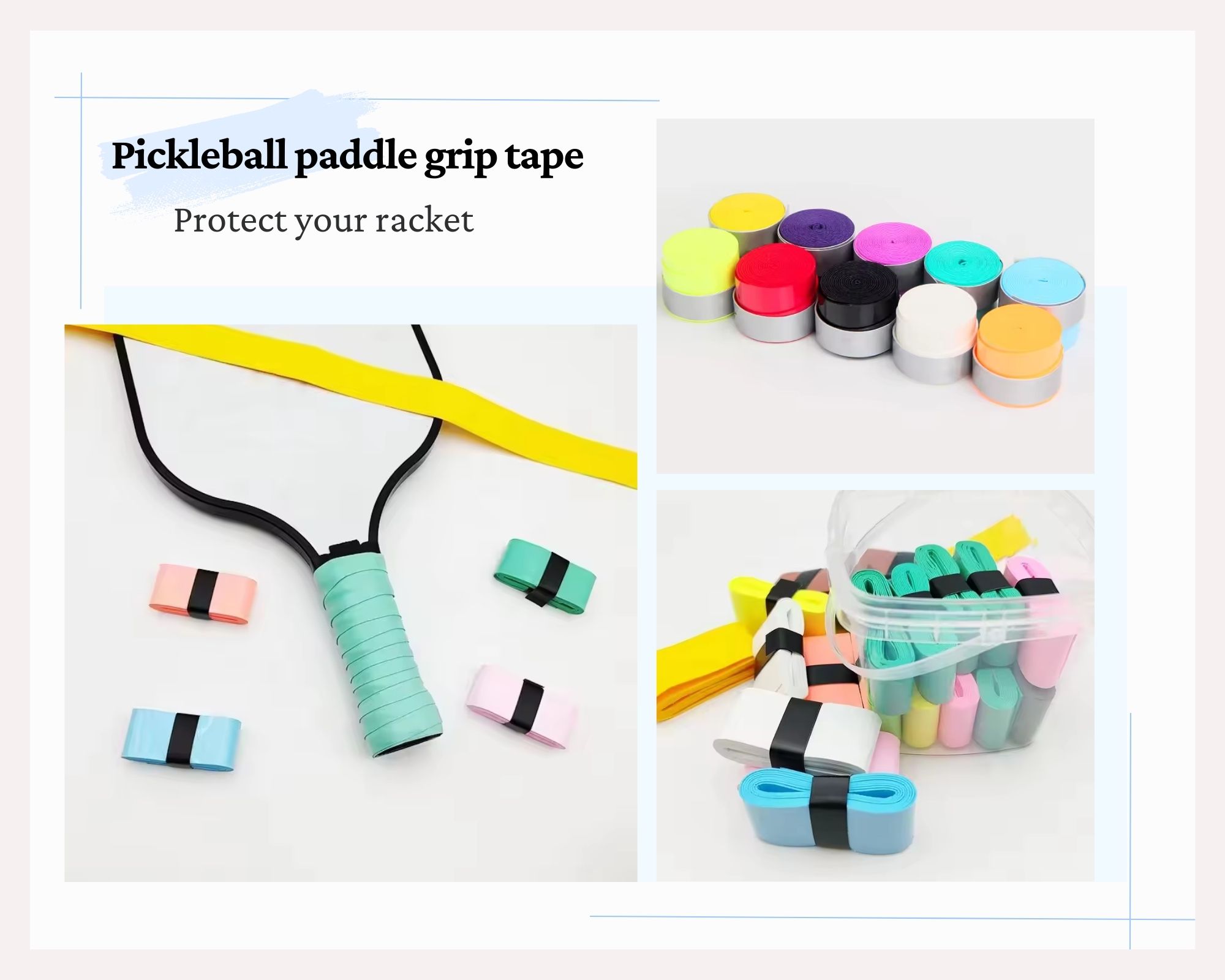 Why need to use pickleball paddle grip tape?