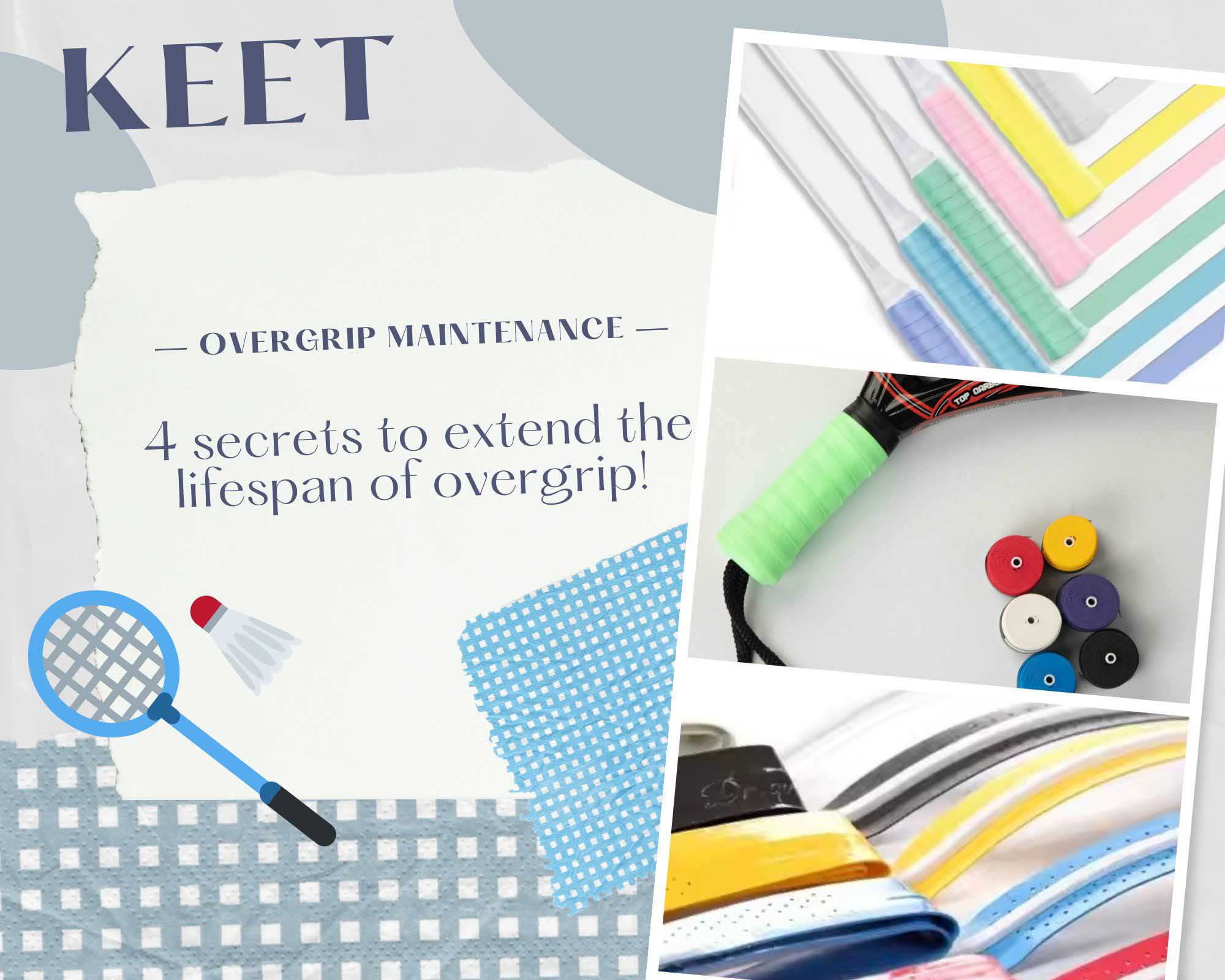 4 secrets to extend the lifespan of overgrip and say goodbye to frequent replacements!