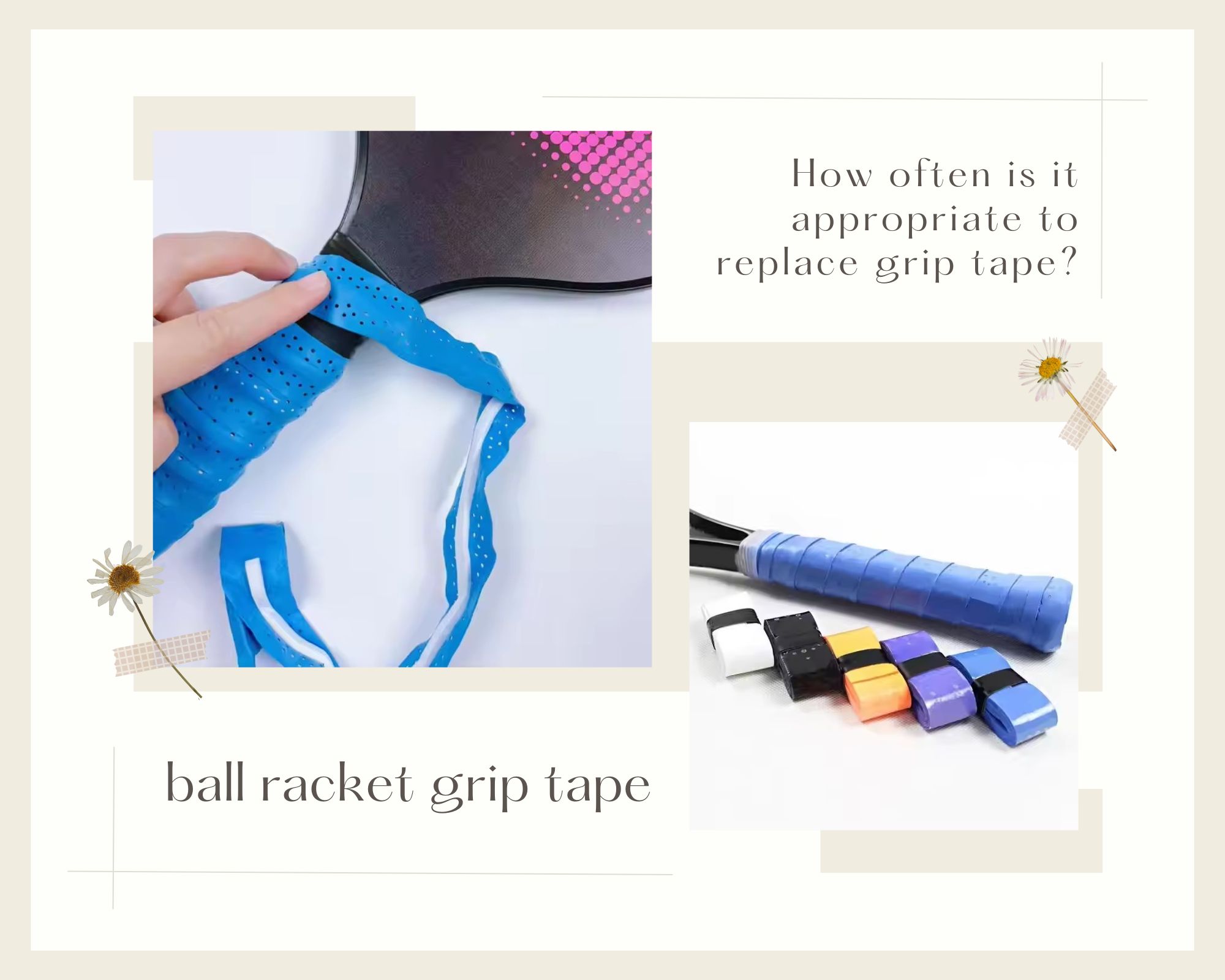 How often is it appropriate to replace grip tape?