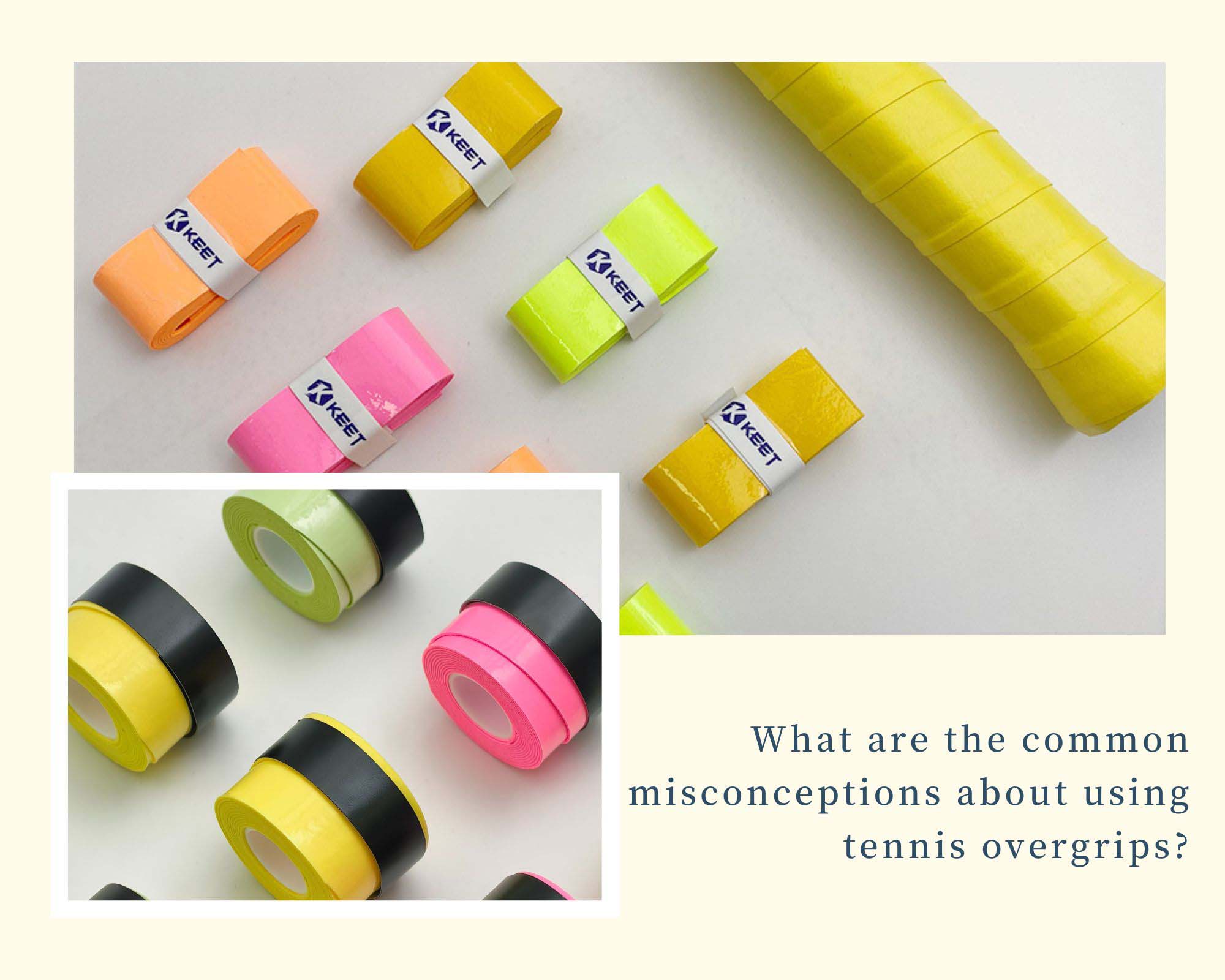 What are the common misconceptions about using tennis overgrips?