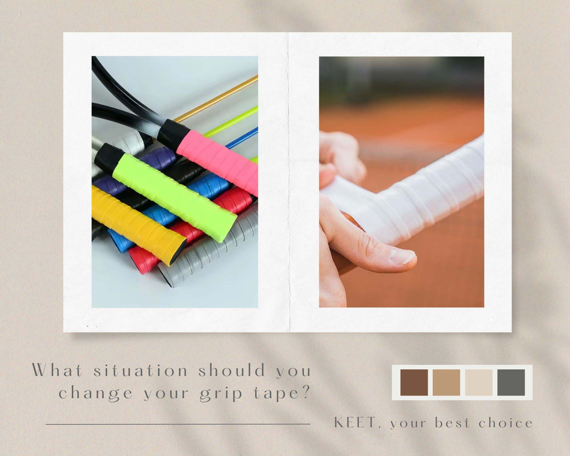 What situation should you replace your grip tape?