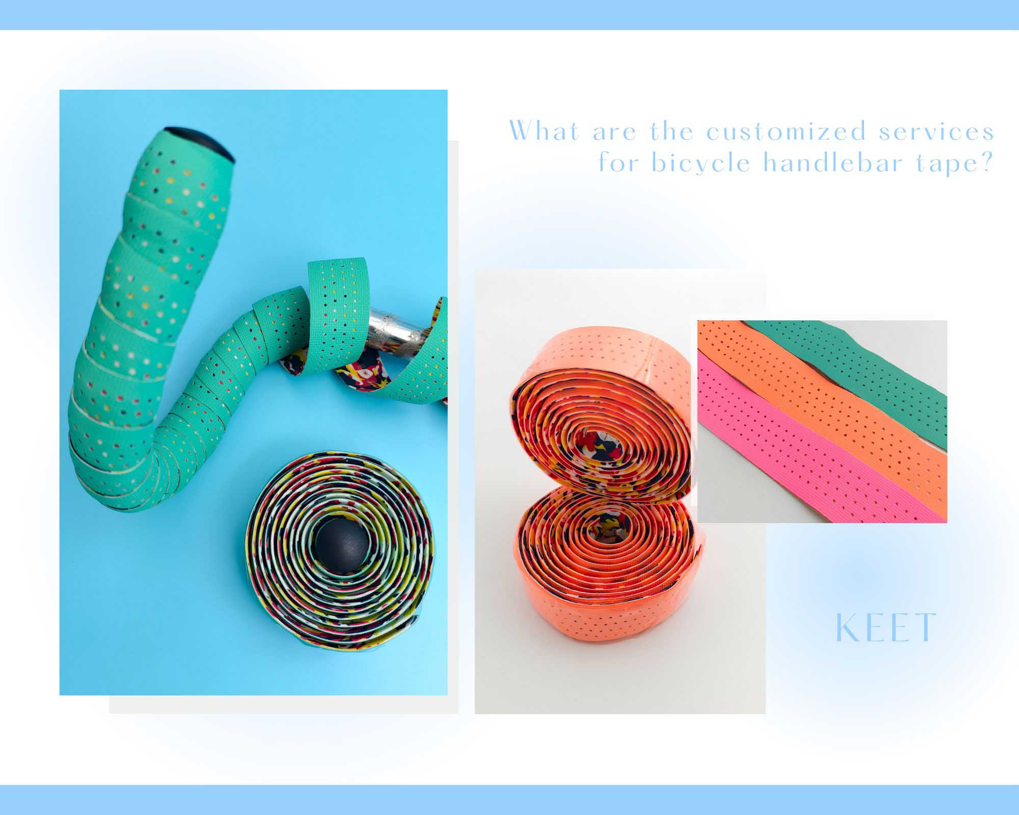 What are the customized services for bicycle handlebar tape?