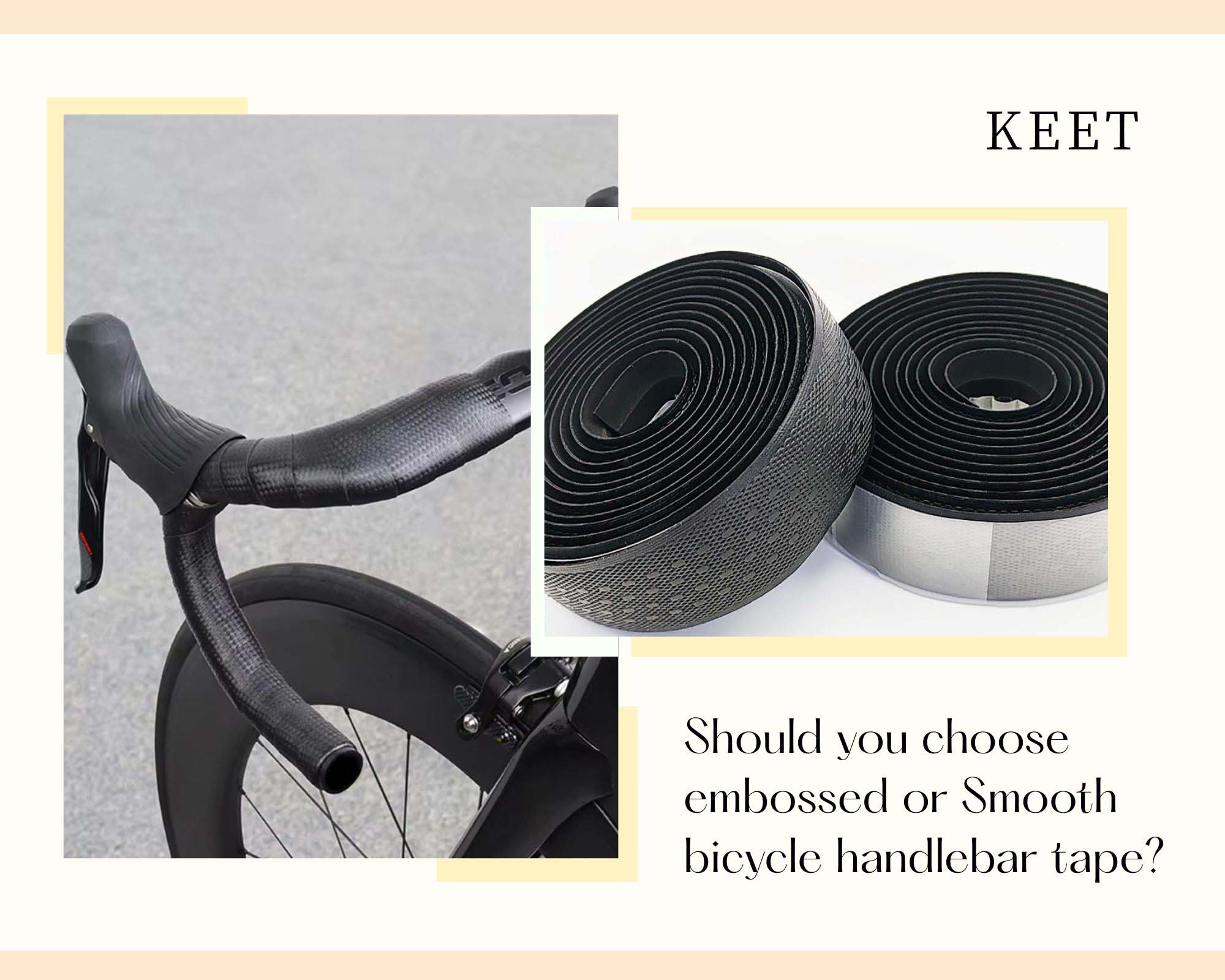 Should you choose embossed or Smooth bicycle handlebar tape?