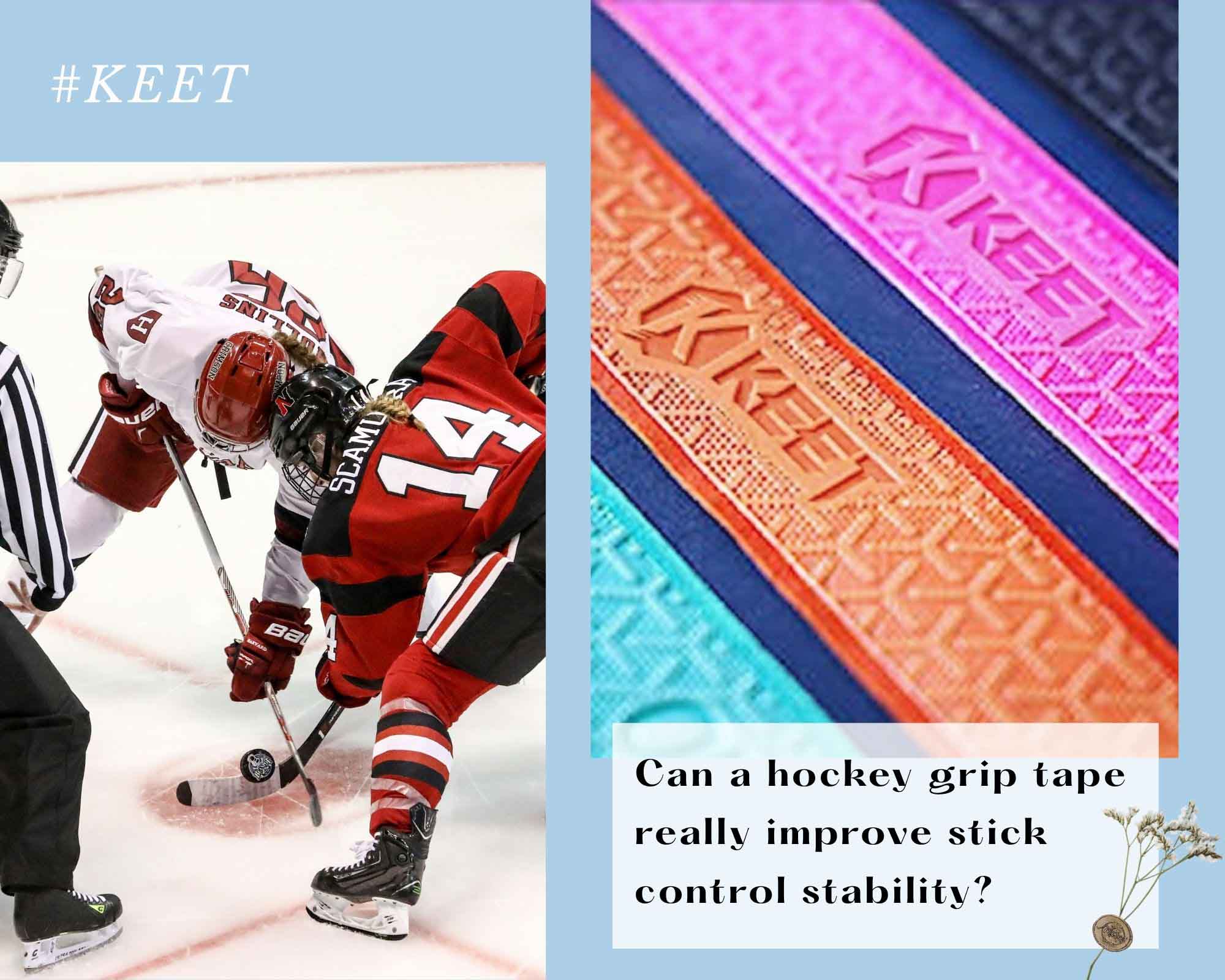 Can a hockey grip tape really improve stick control stability?