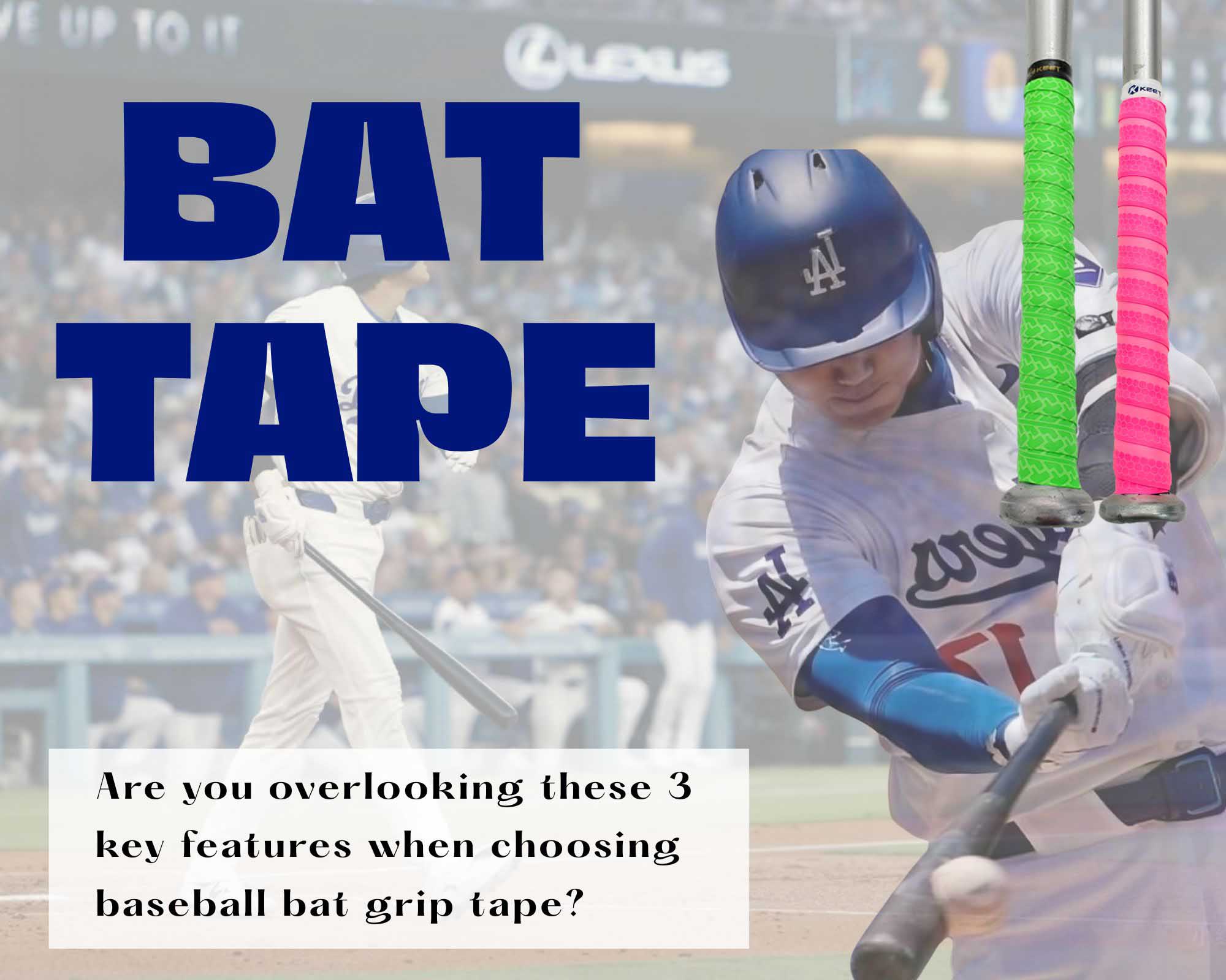 Are you overlooking these 3 key features when choosing baseball bat grip tape?