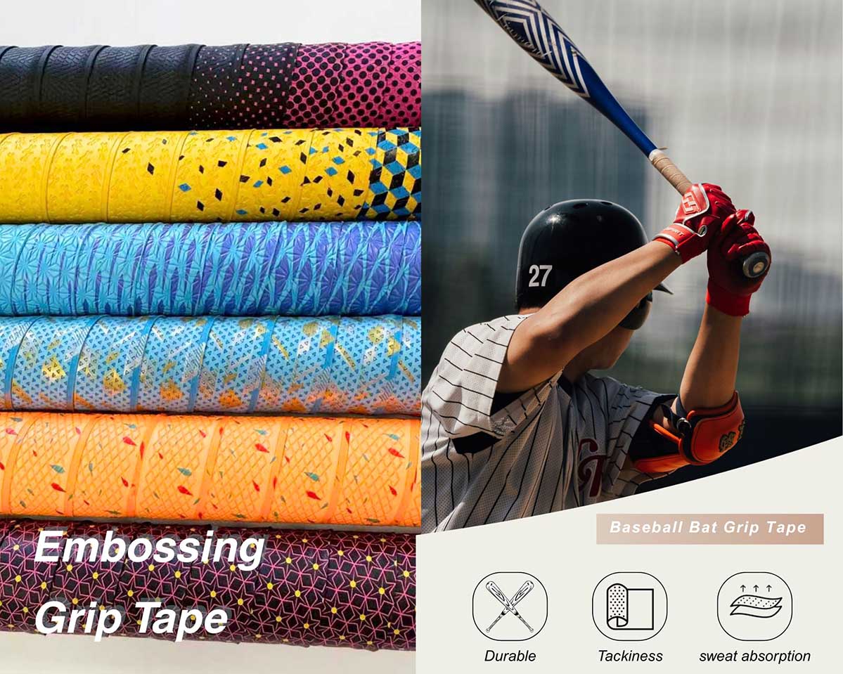 Anti-Slip Sweat-Absorbing Customized Baseball Bat Grip Tape